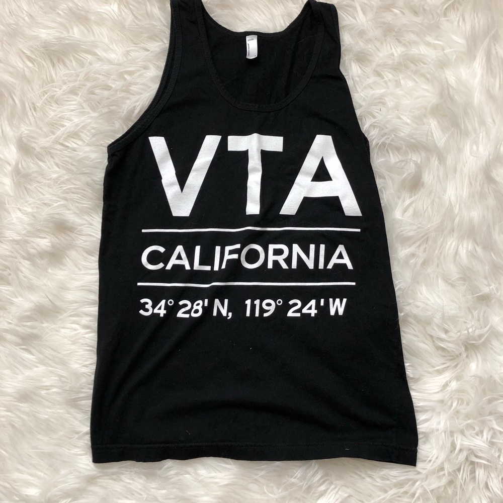 Ventura California Black Tank Top
